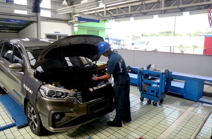 PT Suzuki Indomobil Sales berikan promo SERASI (Service Ramadhan Suzuki) untuk pengguna APV, Ertiga dan XL7 berupa potongan harga 39 spare part sampai 15 persen