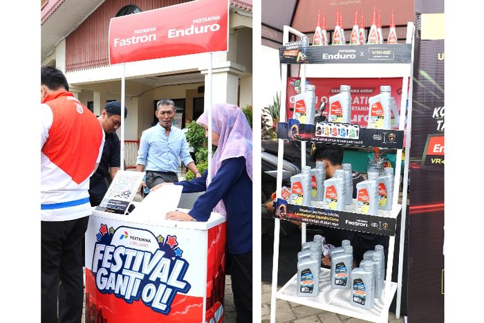 Program Ganti Oli Gratis dari Pertamina Lubricants dilaksanakan di tiga titik lokasi banjir di Jabodetabek.