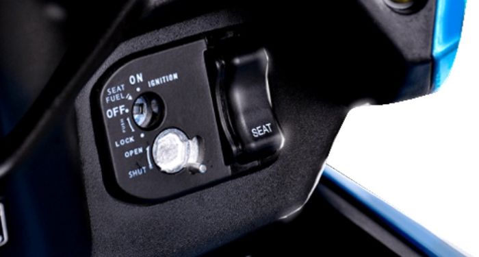 Penampakan area kunci kontak, belum smart key