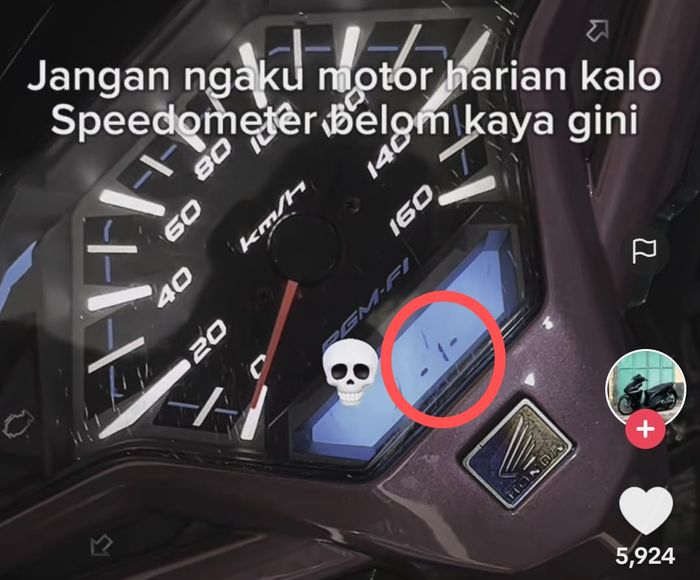 Kode 1 atau 2 menunjukan beberapa kali speedometer sudah balik atau reset ke nol Km.