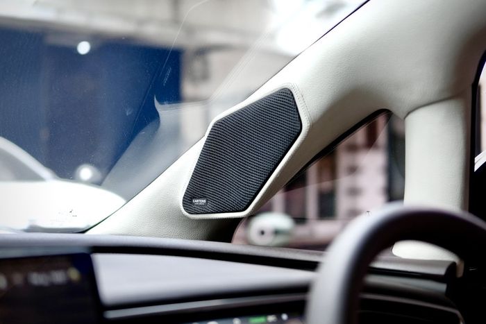 Modifikasi audio Denza D9 dengan speaker 3-way Focal Flax Evo PS 165 F3E custom pilar 3D print.