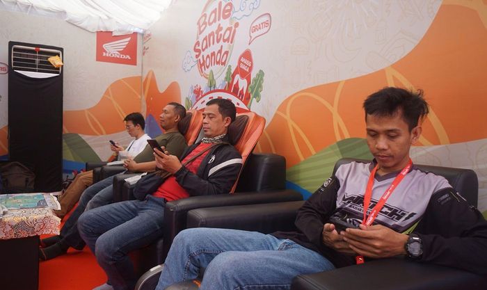 Disiapkan juga tempat istirahat untuk para pemudik