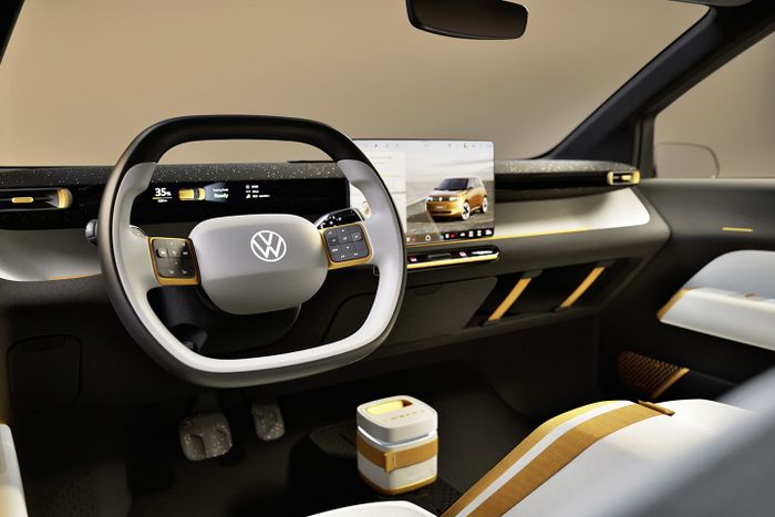 Setir dan dasbor Volkswagen ID. EVERY1 memiliki tombol fisik.