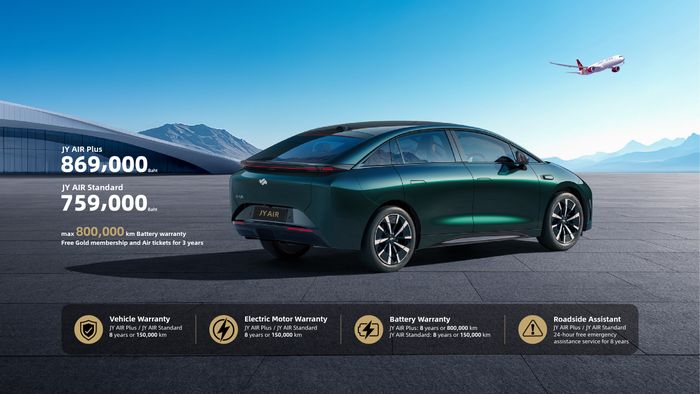 Promo mobil listrik JY Air.