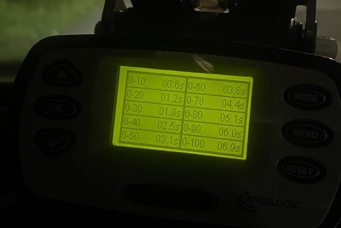 Catatan akselerasi Geely EX5 Max.