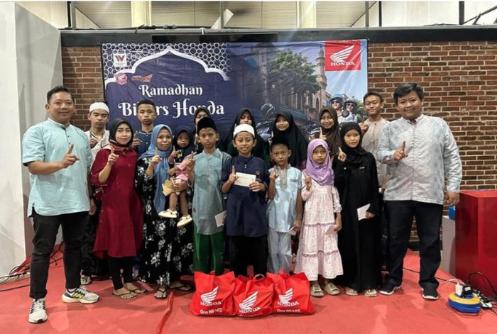 Gelaran Ramadhan Bikers Honda diselingi berbagi dengan  sesama