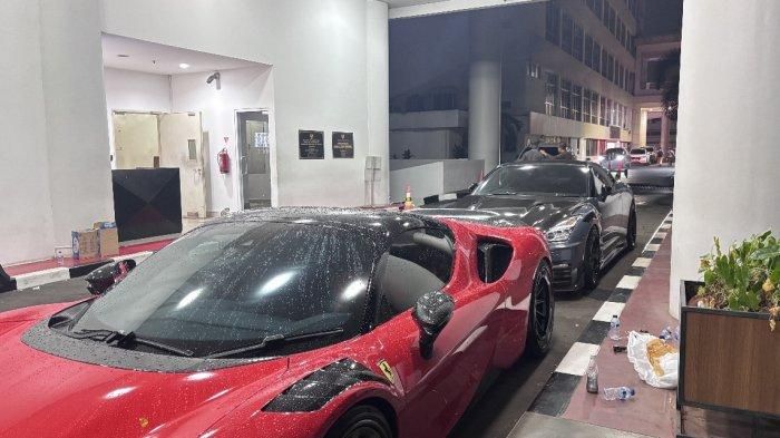 Ferrari Spider yang ikut disita dari kasus suap Ekspor CPO