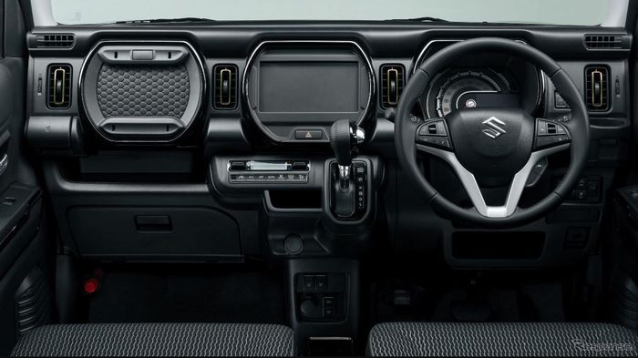 desain dasbor Suzuki Hustler yang masih beredar saat ini