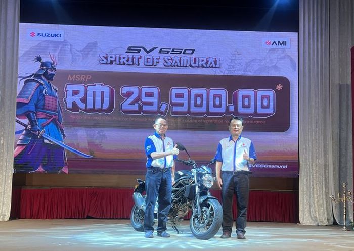 peluncuran Suzuki SV650 model 2025 di Malaysia
