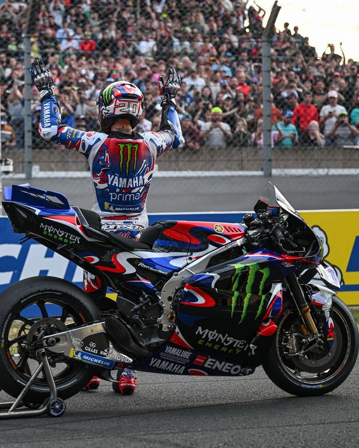 Fabio Quartararo pakai livery spesial di MotoGP Prancis 2025