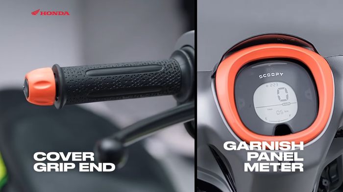 Aksesorinya ada warna orange