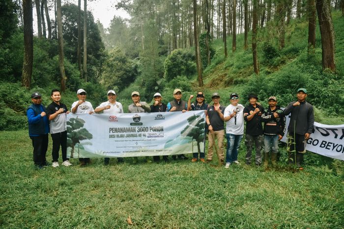 Member TeRuCI gelar kegiatan tanam pohon di Jamnas ke-14