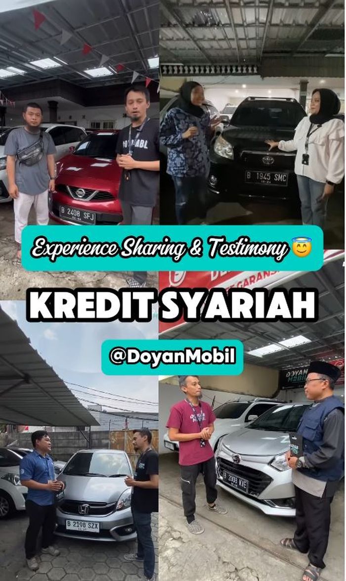 Kredit Syariah yang ditawarkan Showroom mobil bekas Doyan Mobil di Jakarta Selatan