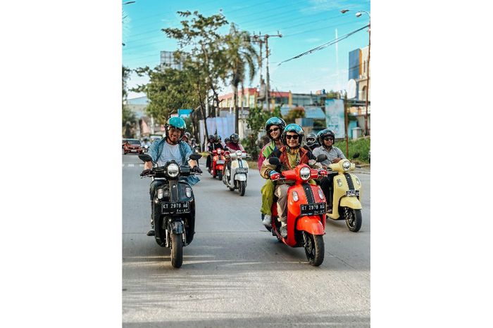 Kegiatan City Touring melibatkan lebih dari 70 pengendara Fazzio Hybrid
