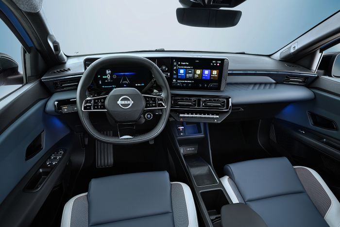 Interior Nissan Micra EV.
