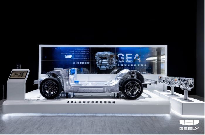 Rangka bodi Geely EX5