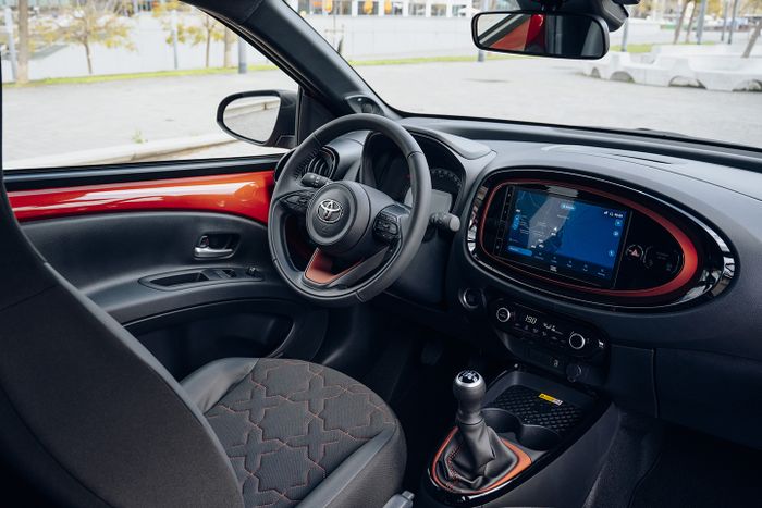Interior Toyota Aygo X.