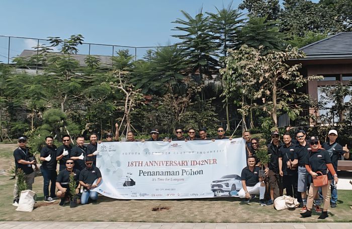 Aksi peduli lingkungan ID42NER, tanam pohon di kawasan BSD City