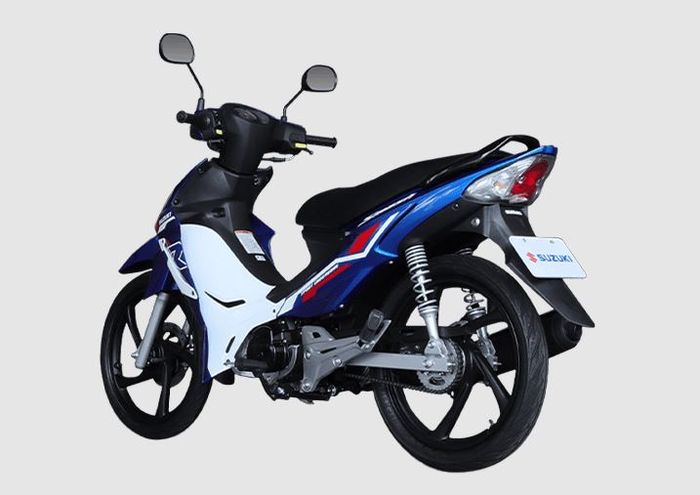 detail belakang Suzuki Smash Carb 2025 Metallic Triton Blue