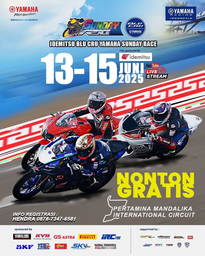 Gratis nonton langsung di sirkuit Mandalika