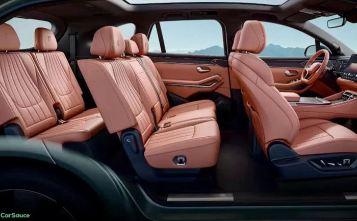 interior Tang L, versi domestik dari BYD Sealion 8