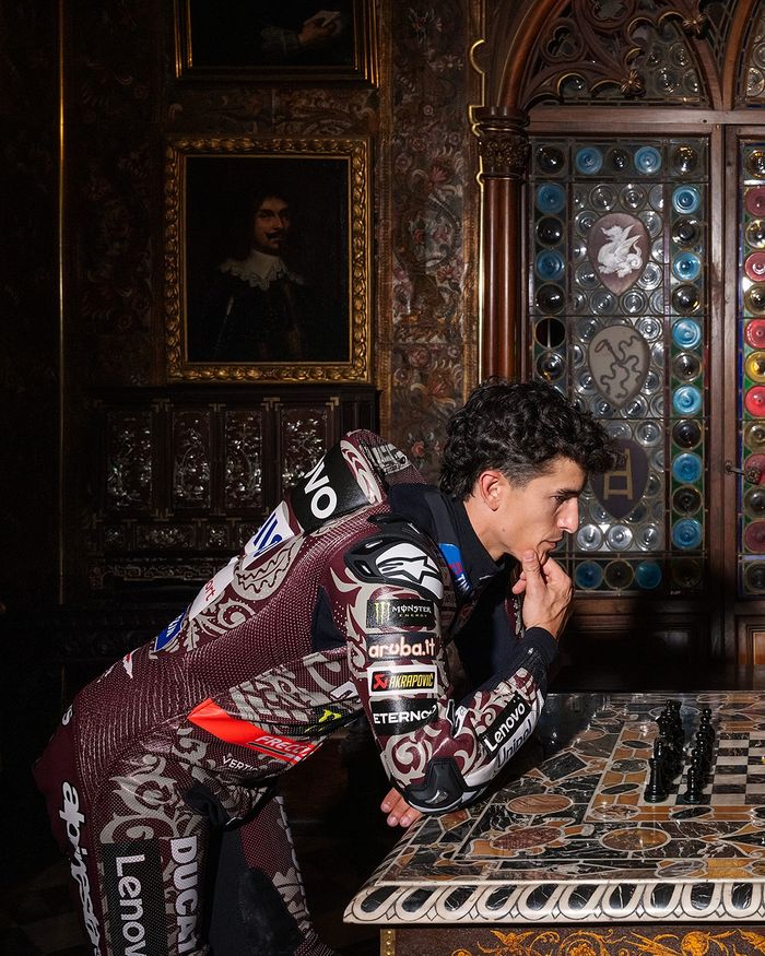 Livery spesial tim Ducati Lenovo di MotoGP Italia 2025