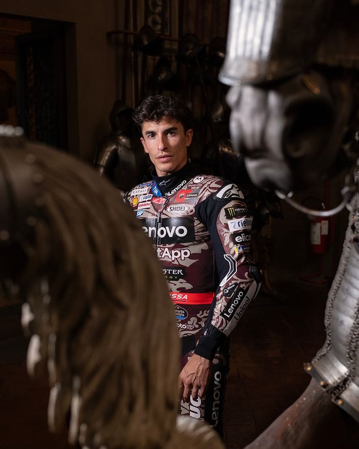 Livery spesial tim Ducati Lenovo di MotoGP Italia 2025