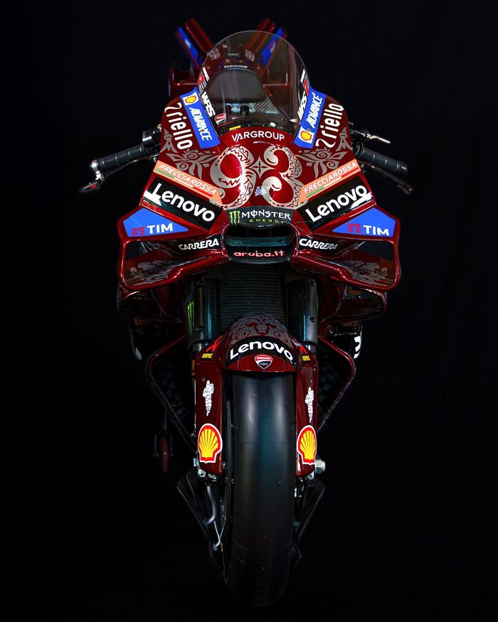 Livery spesial tim Ducati Lenovo di MotoGP Italia 2025