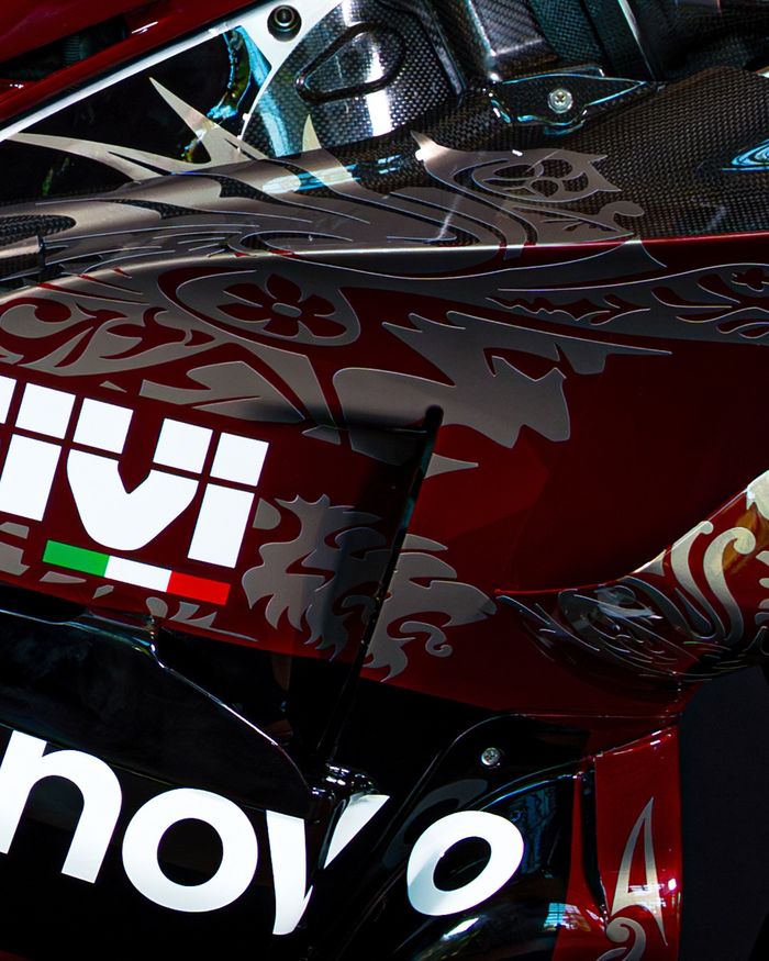 Livery spesial tim Ducati Lenovo di MotoGP Italia 2025