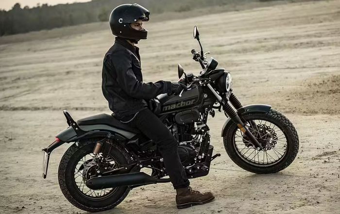 tampilan Macbor Rockster 125 Flat yang lebih kalcer