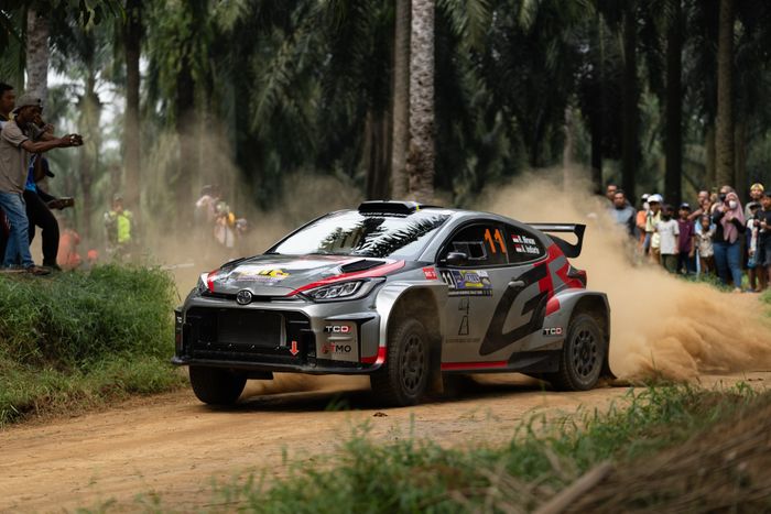 Podium Pertama debut GR Yaris Rally2 di Kejurnas Rally Seri ke-2 Sumatera Utara 2025