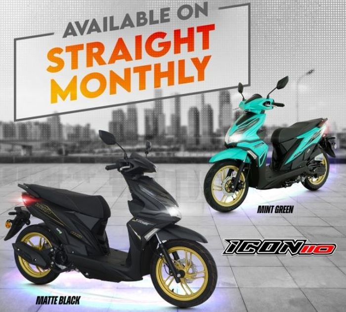 pilihan warna Keeway ICON 110i