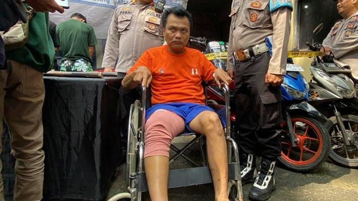 Salah satu komplotan maling mobil dibikin polisi susah jalan