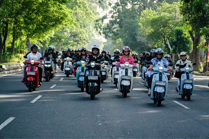 Sesi City Touring bersama peserta Fazzio Modifest 2025 Bali.