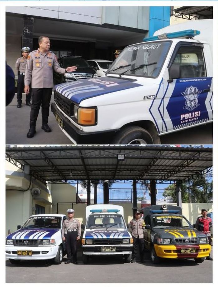 Deretan Toyota Kijang 4K sampai 8K yang masih dipakai dinas Polres Tulungagung