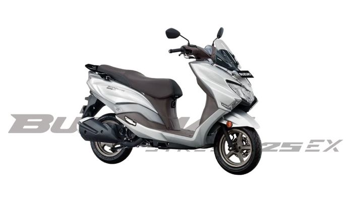 Suzuki Burgman 125EX Metallic Mate Platinum Silver