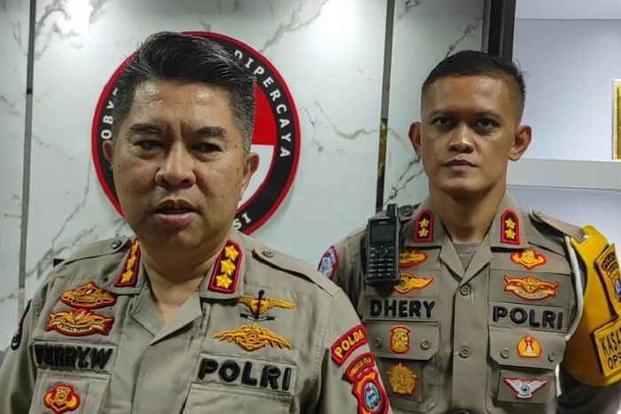 Kabid Humas Polda Sumut, Kombes Pol Ferry Walintuka dan Kasat PJR Polda Sumut AKBP Dhery
