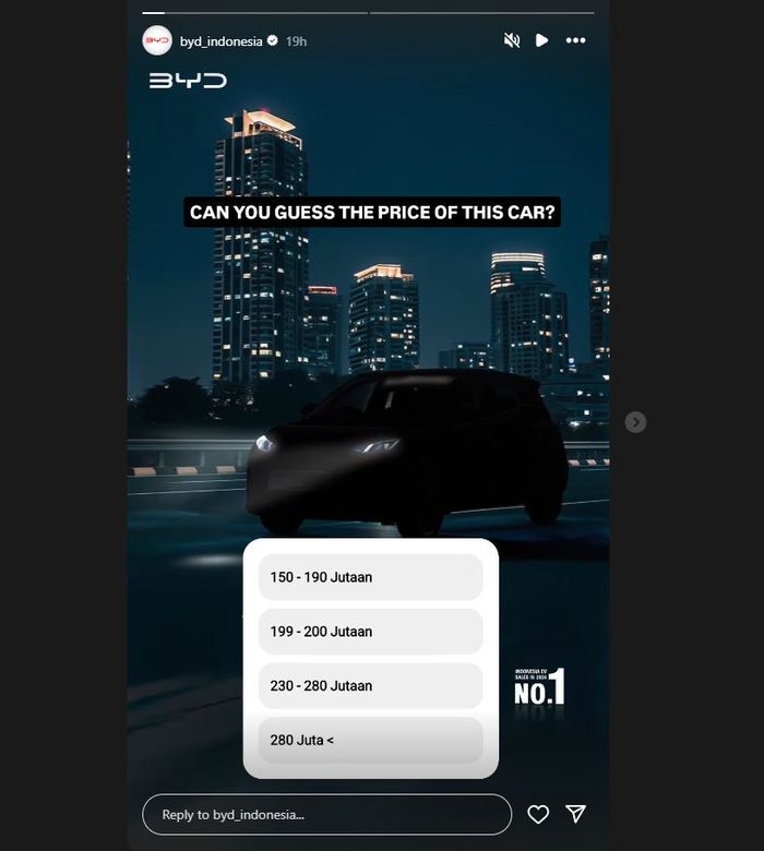 tebakan rentang harga BYD Atto 1