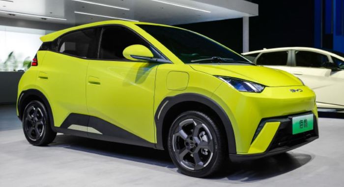 penampakan asli BYD Seagull yang akan menjadi BYD Atto 1 di Indonesia