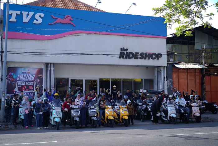 Ride in Vive with TVS Callisto jadi wadah kumpul para pengguna TVS Callisto