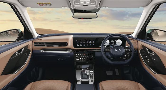 detail dasbor Hyundai Alcazar
