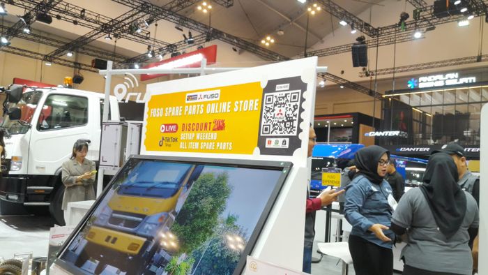 Spareparts online store Mitsubishi Store Discount 20 persen lewat Live Tiktok