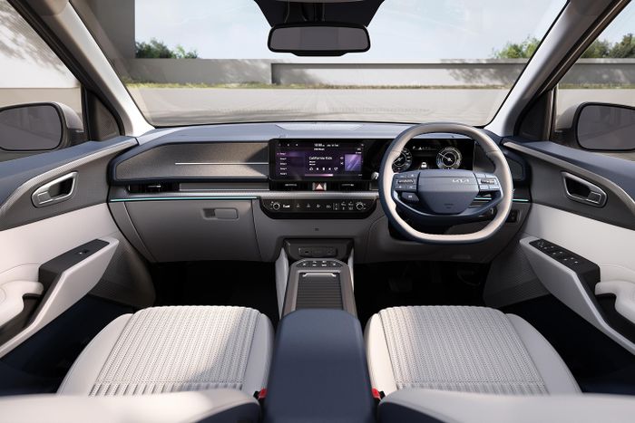 Interior Kia Carens Clavis EV.