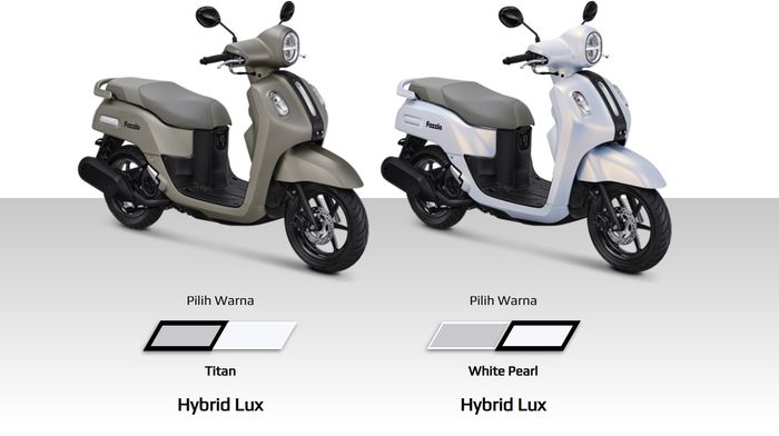Pilihan warna Yamaha Fazzio Hybrid Lux