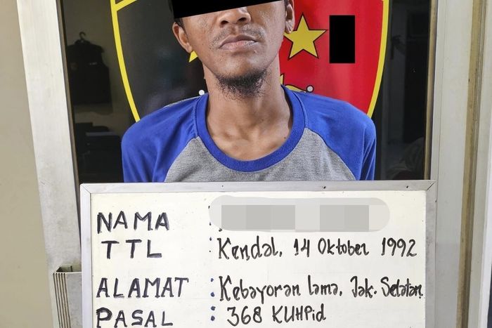 MR (33) preman Tanah Abang, Jakarta Pusat yang memalak sopir truk boks Rp 100.000 modus pengawalan ditangkap Polisi