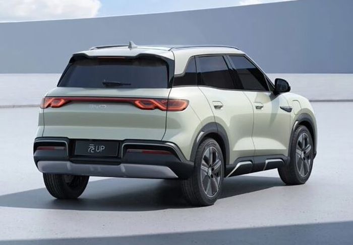 detail buritan BYD Yuan UP atau BYD Atto 2 untuk pasar global