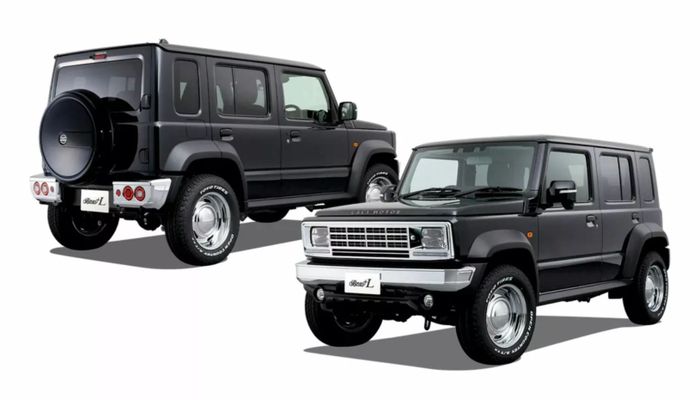 detail tampilan Suzuki Jimny 5 pintu dengan body kit Beast+L