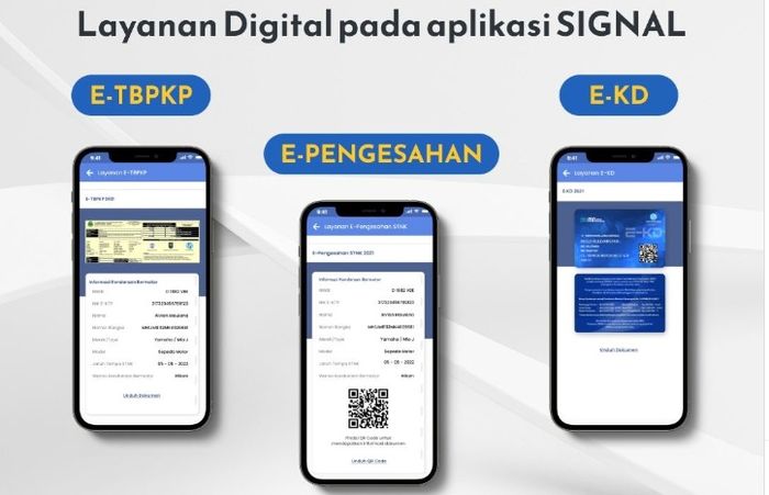 Makin mudah, sekarang perpanjang STNK tahunan bisa secara online melalui aplikasi SIGNAL Samsat Digital.