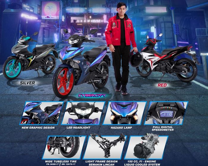 pilihan warna Yamaha MX King 150