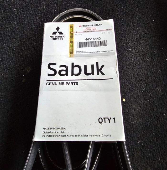 Fan belt Pajero Sport Dakar